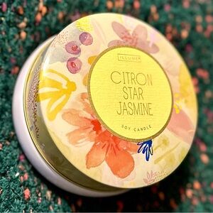 ‼️RARE‼️🎸Illume🎸🔥NWT🔥Anthropologie Citron Star Jasmine Soy Candle 11.8 Oz